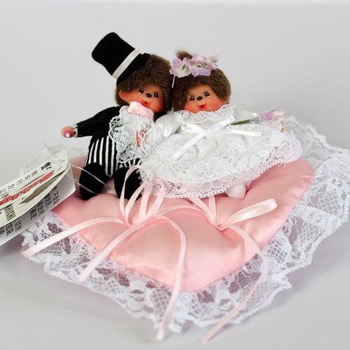 Rare monchhichi wedding - wedding, ring