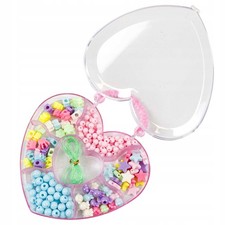 OUTLET DIY Schmuckset – Perlen in verschiedenen Formen, kreatives Basteln Kinder