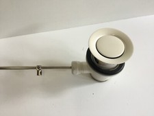 Ablaufgarnitur Creme-Weiss, Ablaufventil, Excenter, Waschtisch, Waschbecken