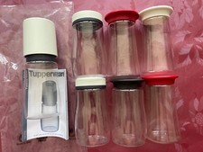 Tupperware    Gourmet Exclusiv Gewürzmühle      plus 6 Stück Gewürzbehälter 