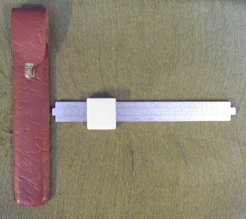 Rechenschieber aus alu - rechenschieber,