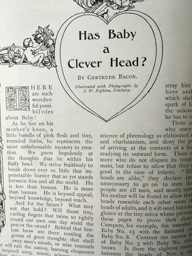 Phrenology baby child clever - phrenology,