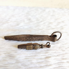 19c antik primitive - 19c,