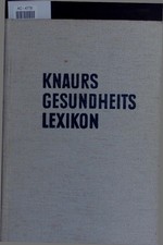 Knaurs Gesundheitslexikon. Ein