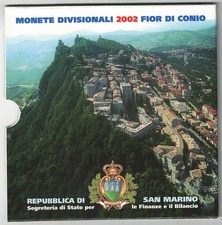Kursmünzensatz Euro San Marino 2002