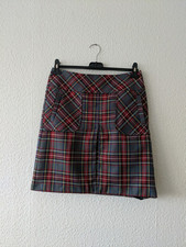 Designers Damen Rock Größe 36 rot grün kariert