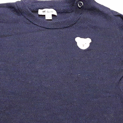 Steiff strickpullover blau - steiff,