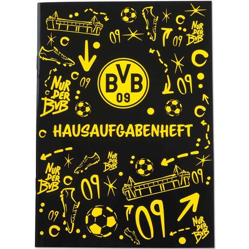 Bvb hausaufgabenheft schule - hausaufgabenheft, a5