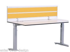 4003 KÖNIG+NEURATH - Trennwand Sichtschutz Tischtrennwand Schreibtischaufsatz