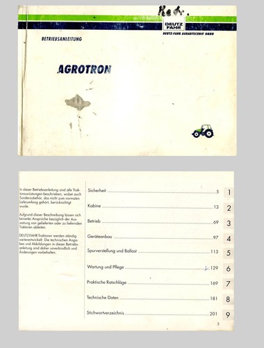 Deutz fahr agrotron bis - deutz,