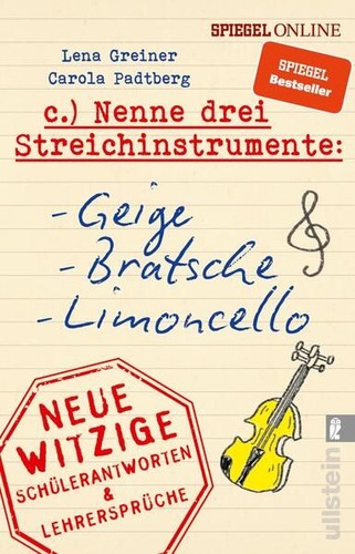 Nenne drei streichinstrumente - drei,