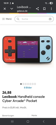Lexibook cyber arcade pocket - arcade,
