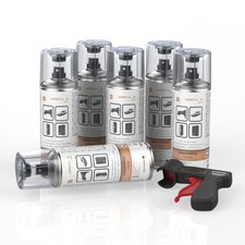 6x AUPROFILL Dickschichtfüller 1K grau 400ml + PG