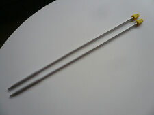 Hobby Stricken Stricknadel 2 Stricknadeln Nadelspiel 6 mm ca. 35 cm Perl-Inox