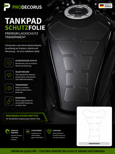 Motorrad tankpad lackschutz - motorrad,