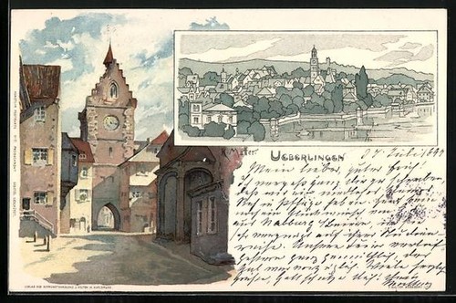 Künstler mutter - künstler-ak, k.