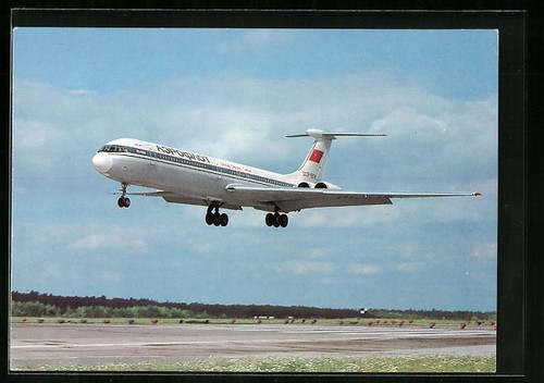 Flugzeug von aeroflot - il-62,