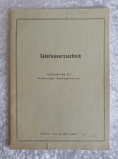 Telefonverzeichnis