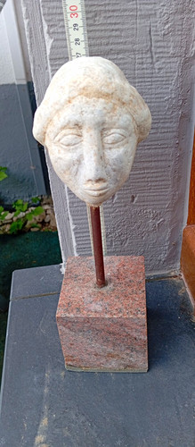 Abstrakte kopf skulptur - abstrakte,