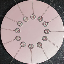 Halskette  Sternzeichen Anhänger Silber 925 Damen Zirkon, Sterling Frauen