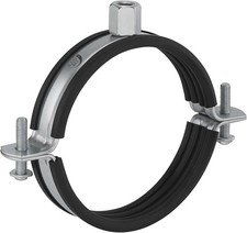Rohrschelle mit Dichtung