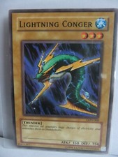 Yu-Gi-Oh - Konami - Karte - in Schutzhülle - Lightning Conger