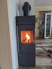 Kaminofen Olsberg Anschlag rechts Raumluftunabhängig 40x 40 cm Höhe 130 cm