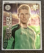 duplo Sticker 5 WM 2014 Ron-Robert Zieler DFB Deutschland