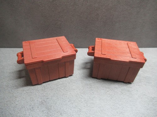 Playmobil zubehör 2x kisten - zubehör, |