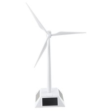 Solar Powered Wind Mill Model Desktop Decor Craft Kids Children Education