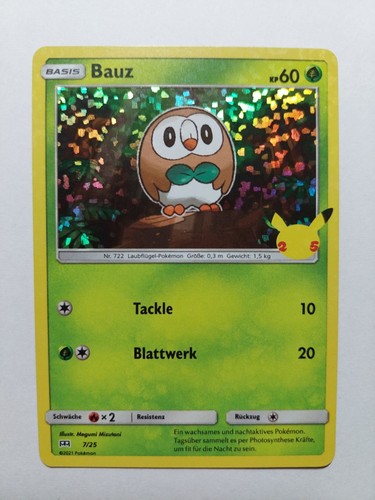 Pokemon bauz 7 25 - -, 7/25