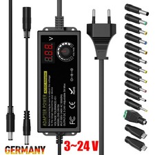 72W Einstellbares AC/DC Netzteil Adapter Ladegerät variable Spannung Universal