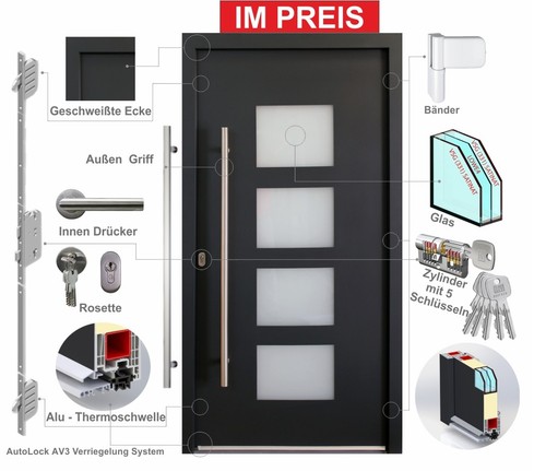 Haustür rc2 welthaus wh75 - ,