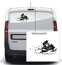 KFZ Aufkleber - Schneemobil - Motorschlitten  - verschiedene Größen/Farben