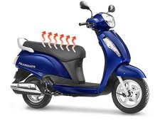 Sitzheizung Carbon für Suzuki Roller