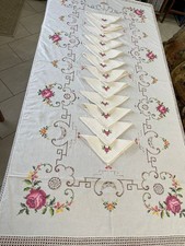 Tischdecke beige Vintage