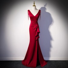 Abendkleid Brautkleid Hochzeitskleid Party Kleid Braut Ballkleid 5 Farben  QC102