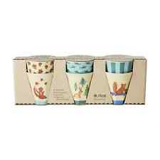 Rice Becher  Melamin  Set mit