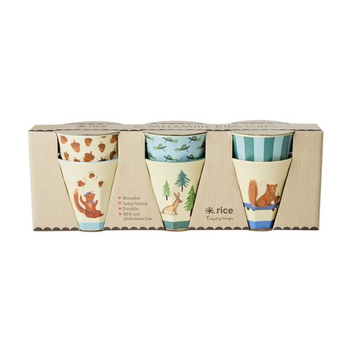 Rice becher melamin set mit - ,