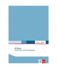 Unterrichts- und Terminplaner 2019/2020. Format A4