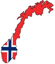 Auto Aufkleber NORWEGEN Norway