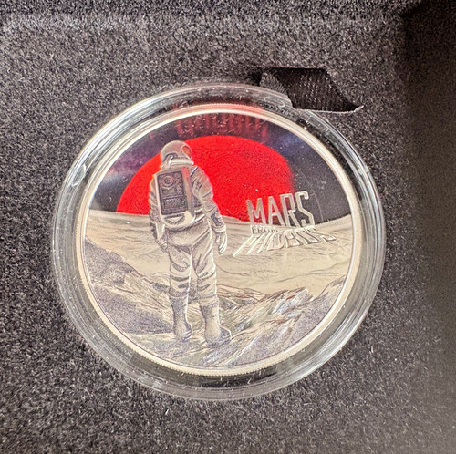 Silbermünze mars from - 1,
