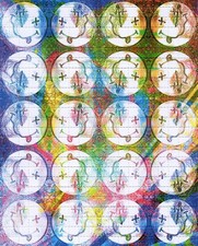 Blotter-Art: " Smileys"