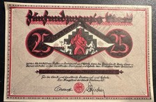 Notgeld Dortmund 25 Mark