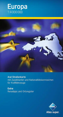 Aral straßenkarte europa - straßenkarte,