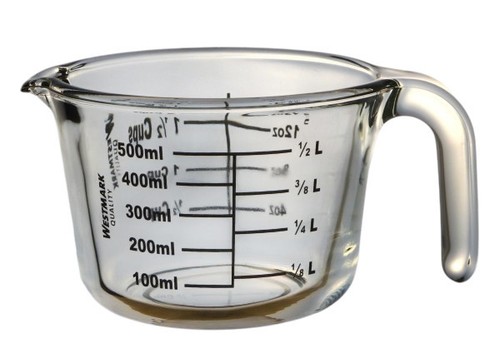 Borosilikat glas liter - borosilikat, 0,5