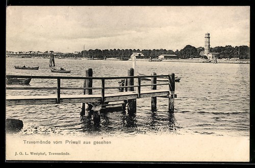 Ansichtskarte travemünde - ansichtskarte,