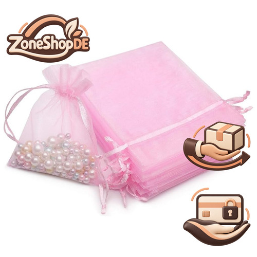 Organza beutel 15x20cm - organza, 50