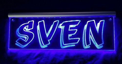 Sven led namensschild dein - /,
