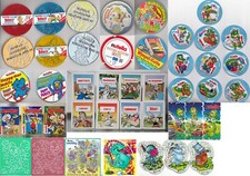 Deckelinhalte Nutella / Kinder Country Auswahl: Schablonen, Bücher,Mini Comic